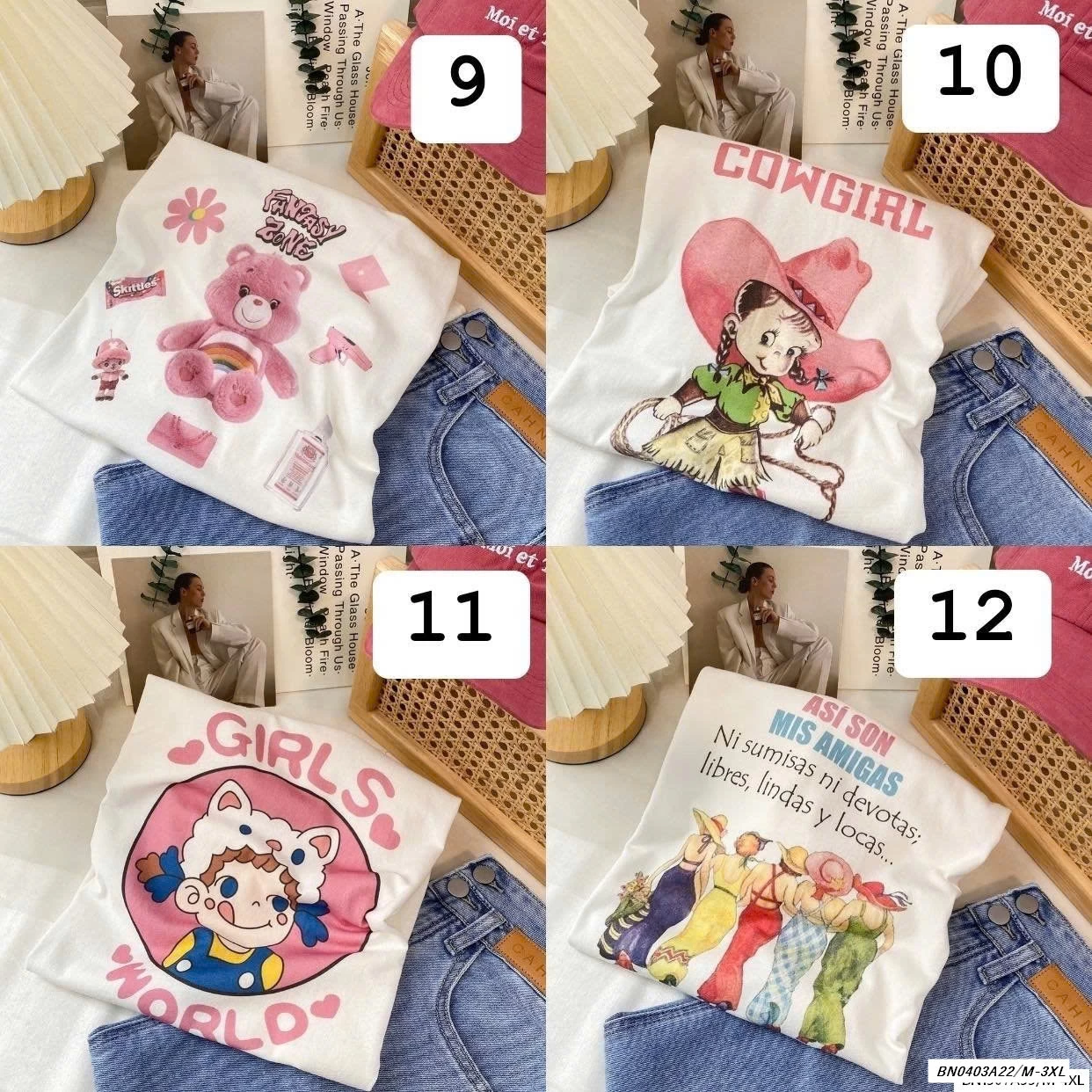 ÁO PHÔNG NỮ IN HÌNH KUTE