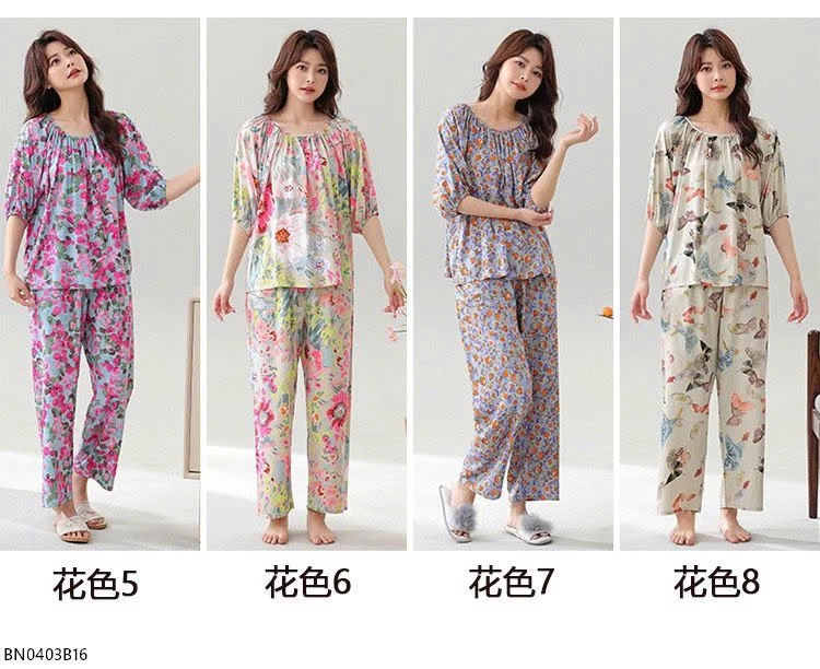 BỘ COTTON LANH LỤA NỮ MẶC NHÀ