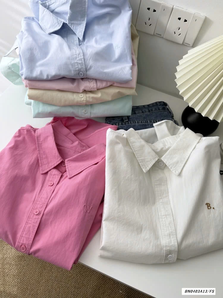 SƠ MI THÔ TRƠN MÀU KOREA