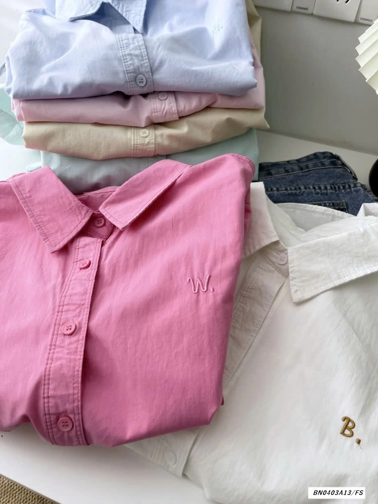 SƠ MI THÔ TRƠN MÀU KOREA