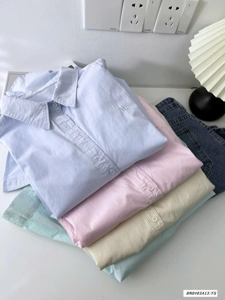 SƠ MI THÔ TRƠN MÀU KOREA