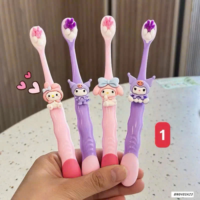 SET 4C BÀN CHẢI ĐÁNH RĂNG HOẠT HÌNH CHO BÉ