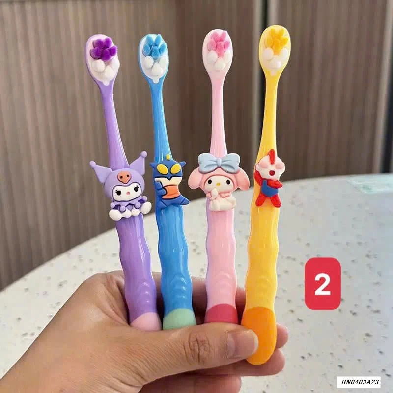 SET 4C BÀN CHẢI ĐÁNH RĂNG HOẠT HÌNH CHO BÉ