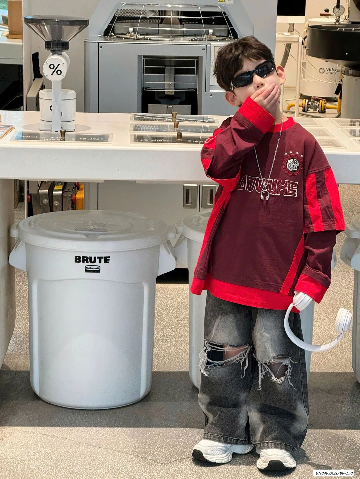 ÁO THUN GIẢ 2 LỚP ĐỎ