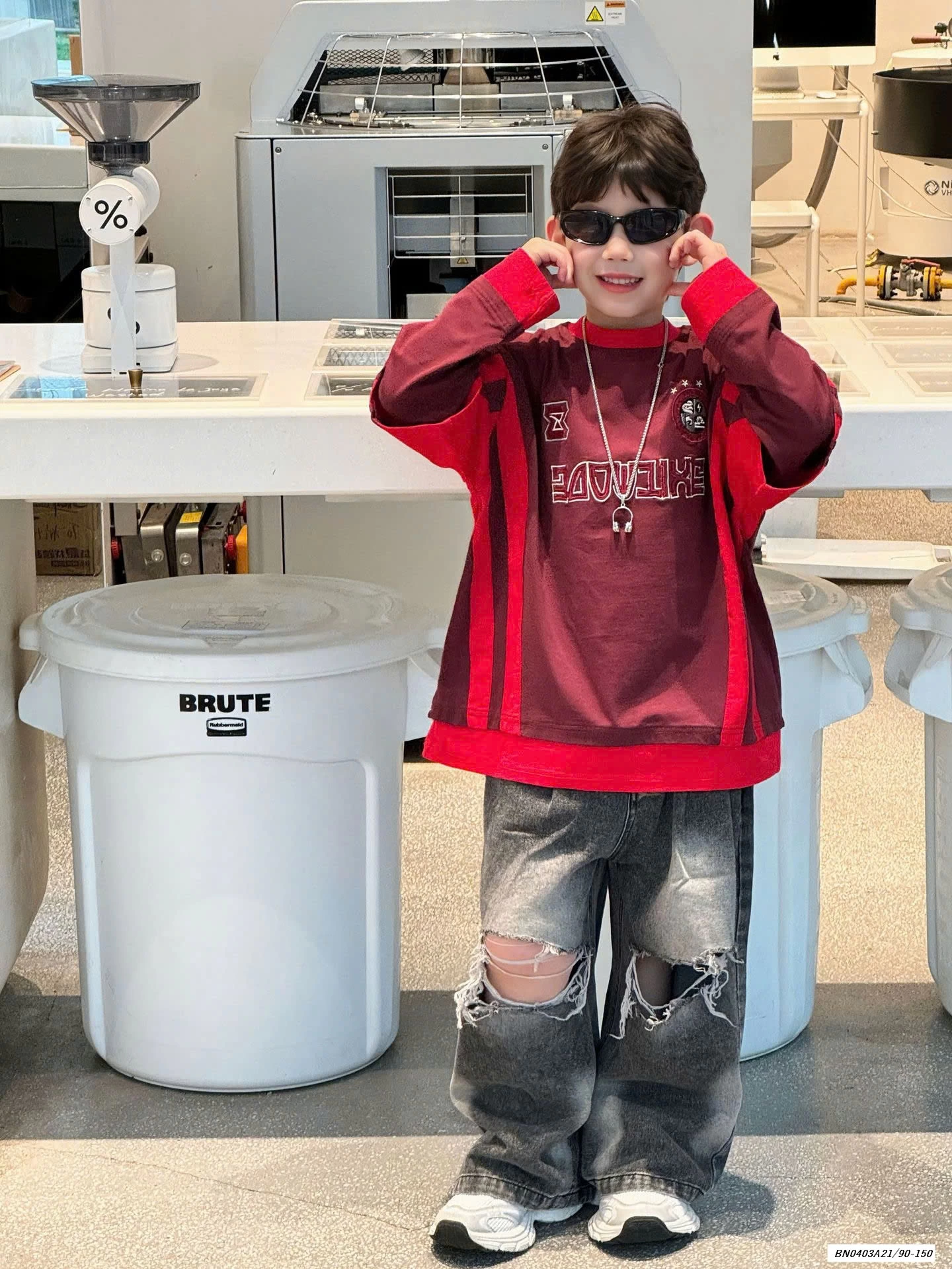 ÁO THUN GIẢ 2 LỚP ĐỎ