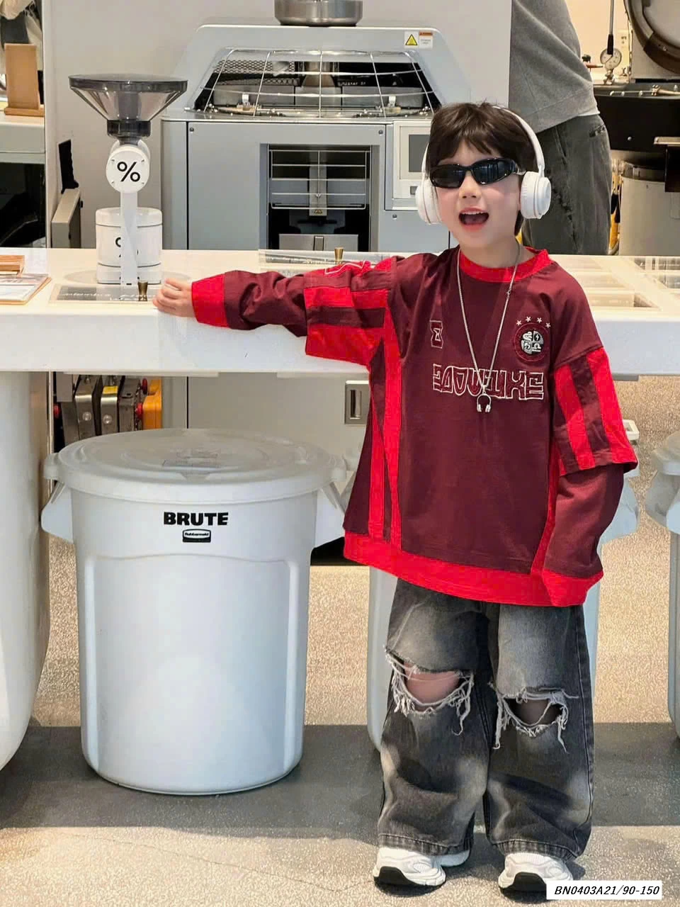 ÁO THUN GIẢ 2 LỚP ĐỎ