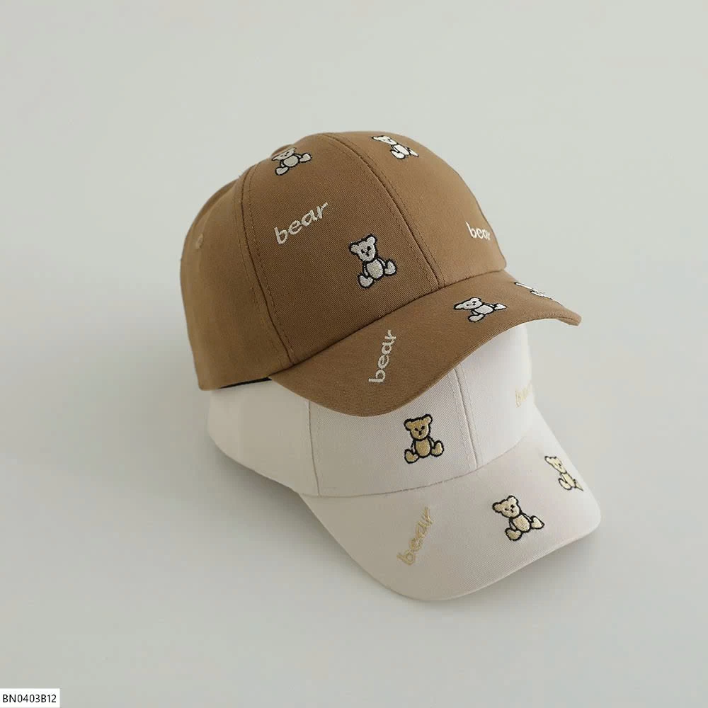 MŨ LƯỠI TRAI HÌNH GẤU