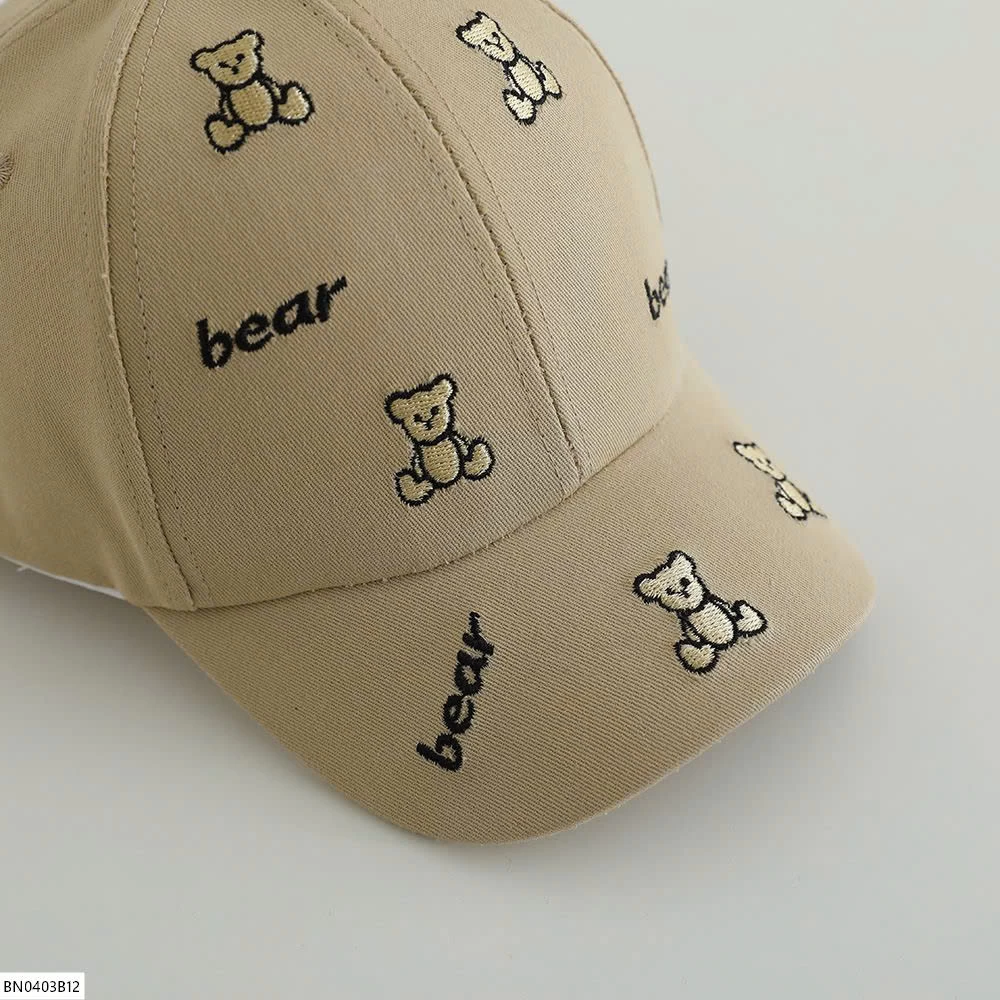 MŨ LƯỠI TRAI HÌNH GẤU