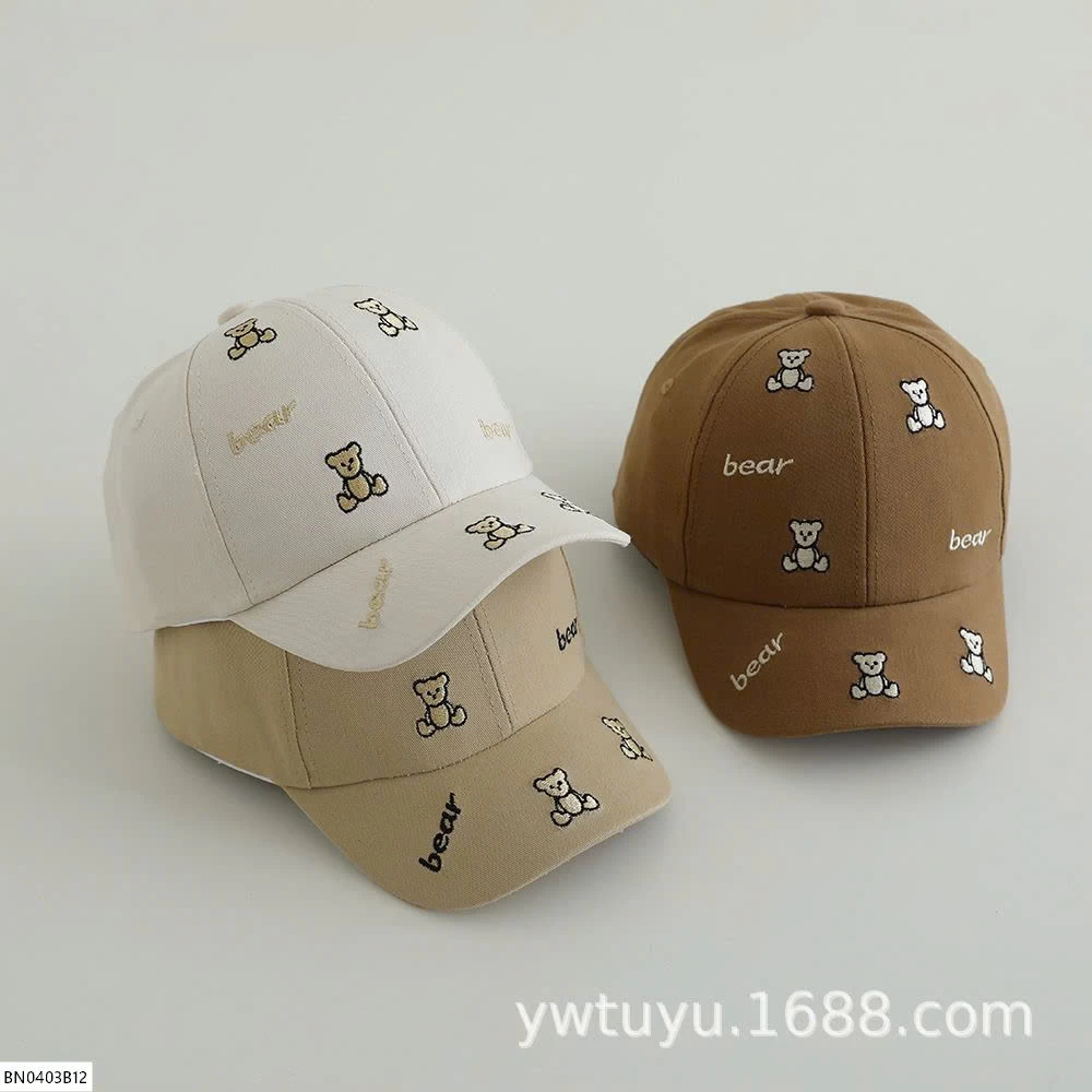 MŨ LƯỠI TRAI HÌNH GẤU