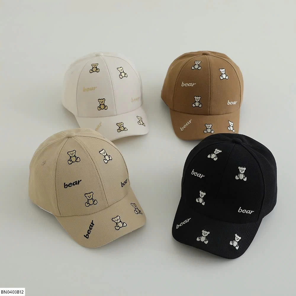 MŨ LƯỠI TRAI HÌNH GẤU