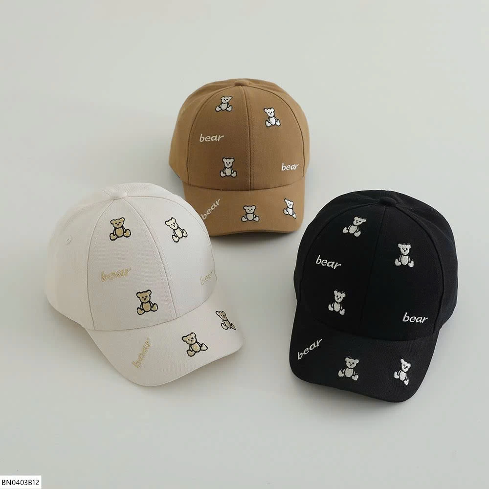 MŨ LƯỠI TRAI HÌNH GẤU