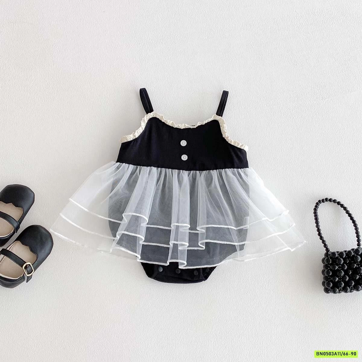 BODY 2 DÂY PHỐI VÁY REN