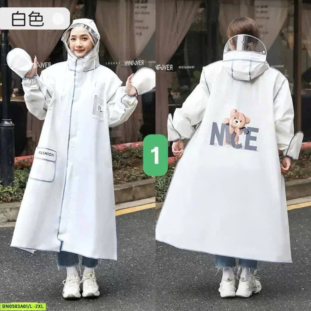 ÁO MƯA THỜI TRANG GẤU NICE