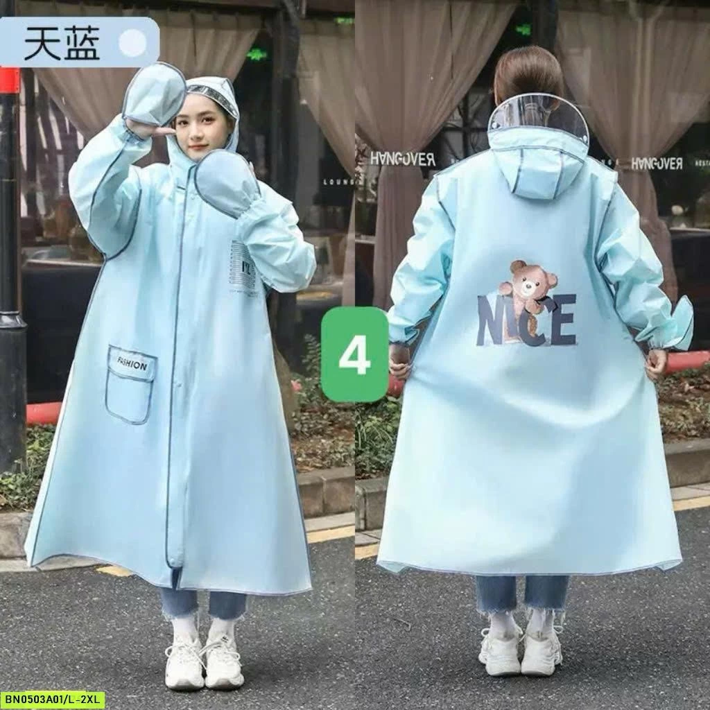 ÁO MƯA THỜI TRANG GẤU NICE