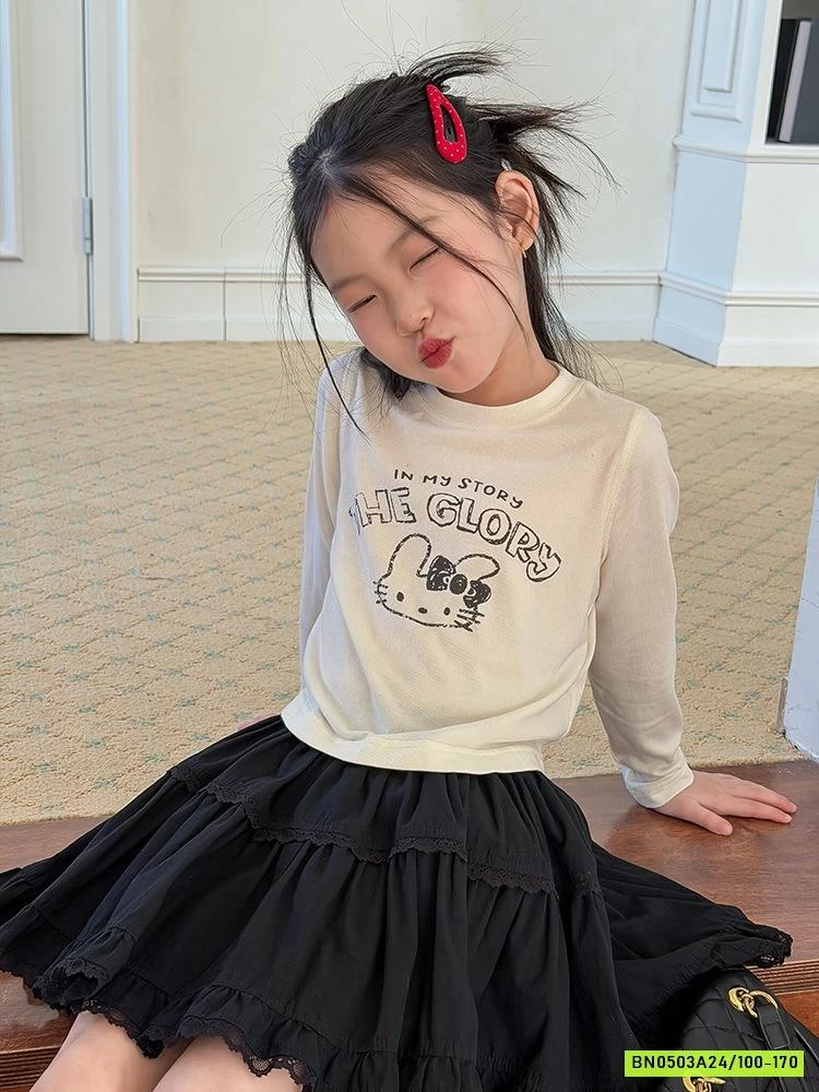 ÁO THUN GIẤY KITTY 26A073 AMBB