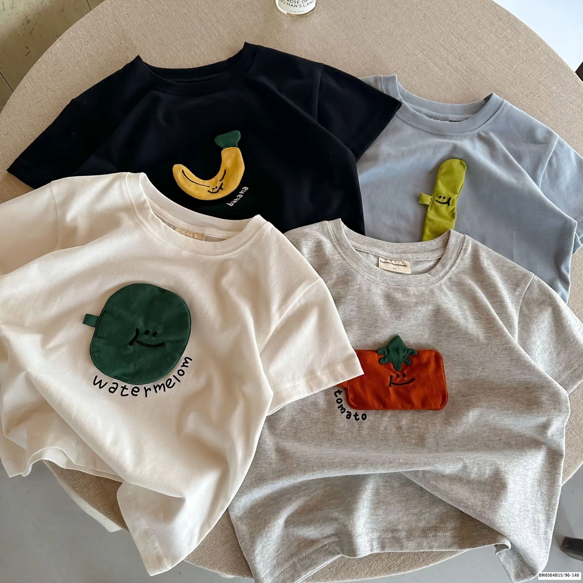 ÁO THUN HOA QUẢ 3D