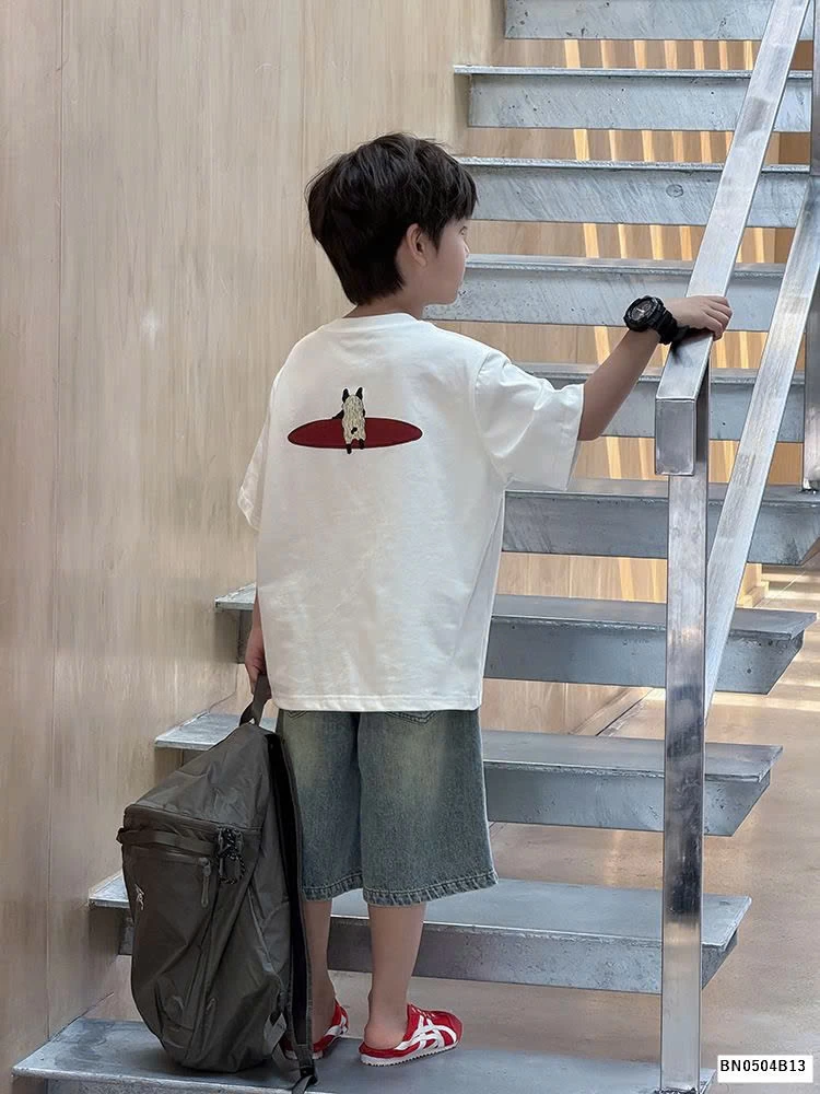 BST áo phông cún  AMBB bé trai 25B146