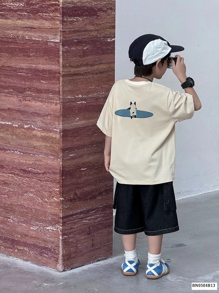 BST áo phông cún  AMBB bé trai 25B146