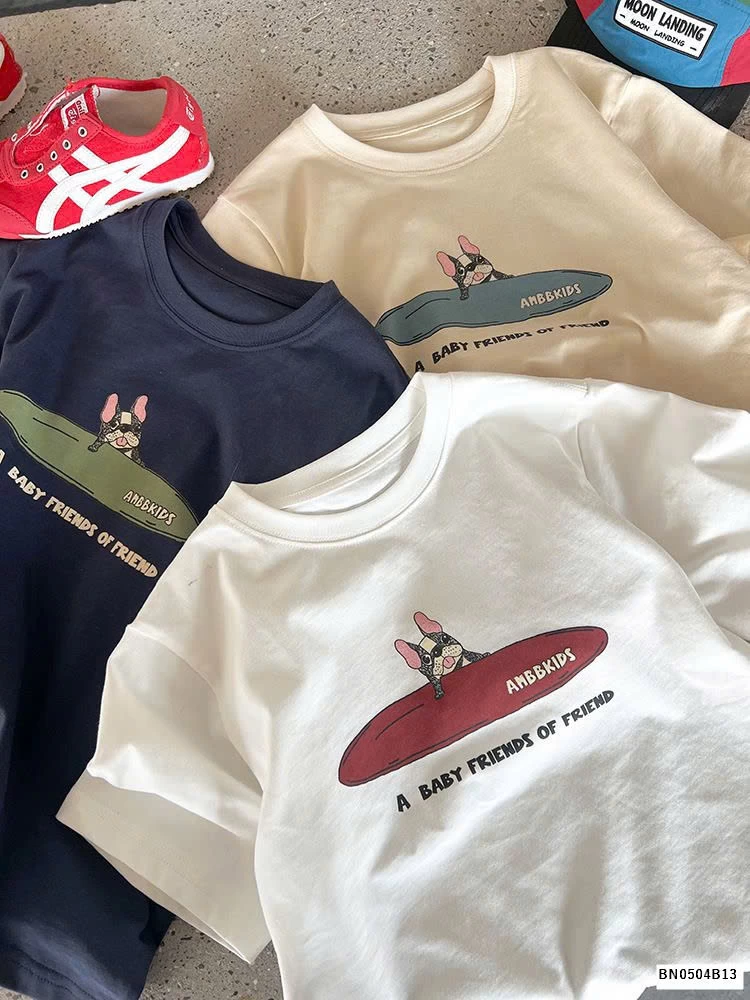 BST áo phông cún AMBB bé trai 25B146