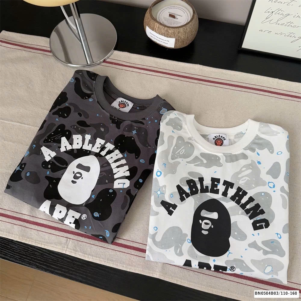 ÁO CỘC TAY HỌA TIẾT LOANG MÀU