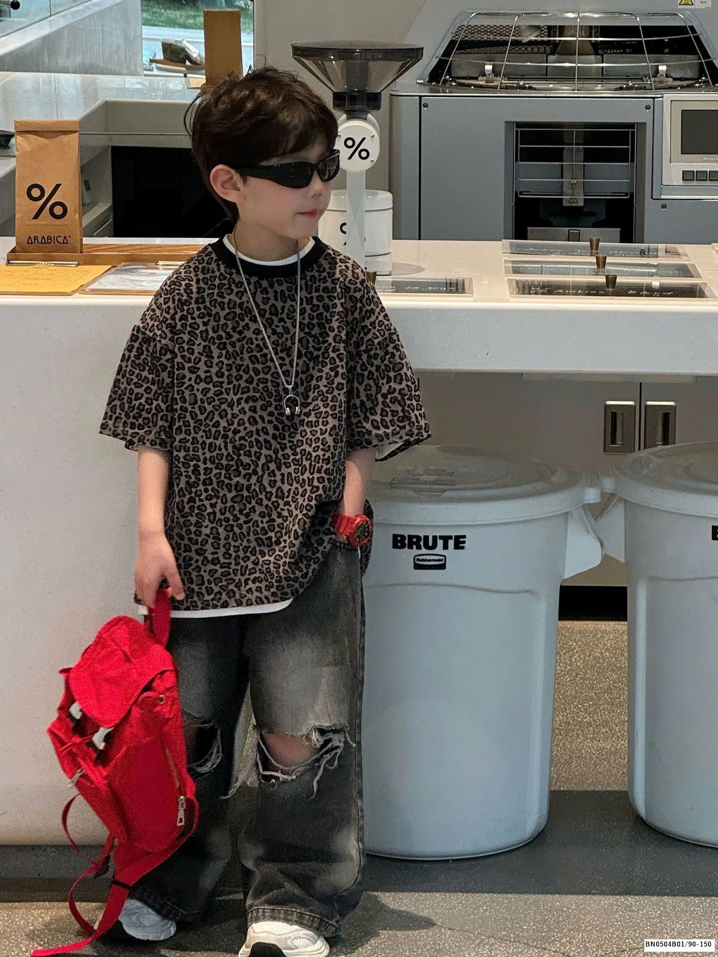 ÁO THUN DA BEO NHÍ