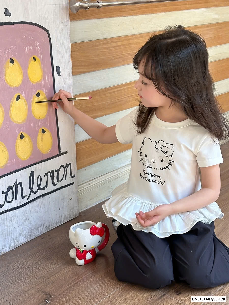 ÁO THUN MÈO BÁNH BÈO AMBB