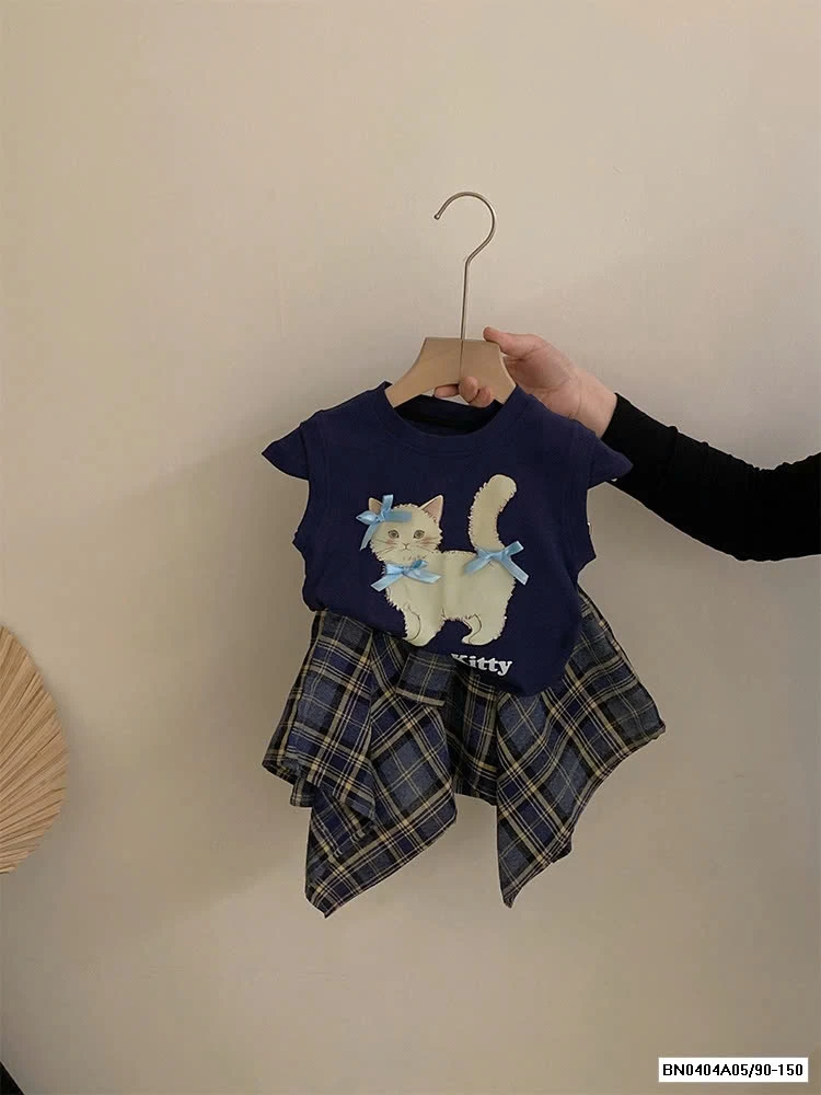 ÁO THUN MÈO MIX CV CARO