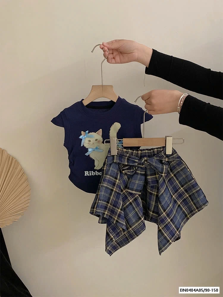 ÁO THUN MÈO MIX CV CARO