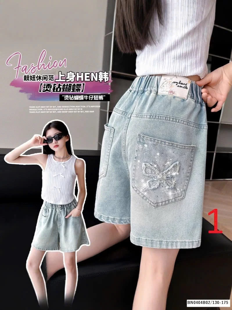 QUẦN SHORT JEAN BÉ GÁI SZ ĐẠI