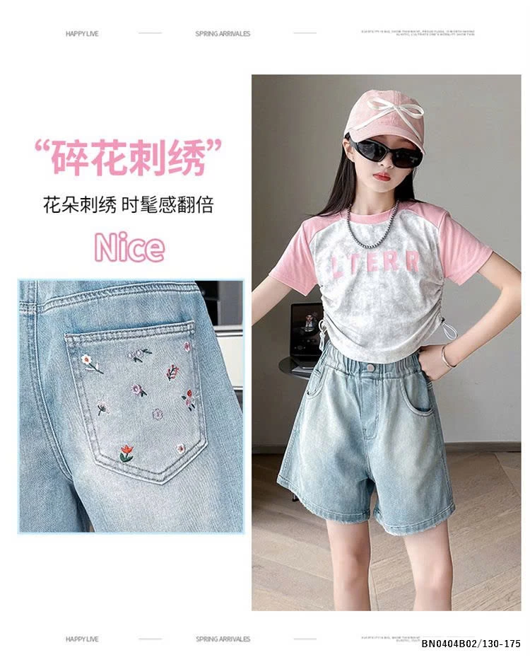 QUẦN SHORT JEAN BÉ GÁI SZ ĐẠI