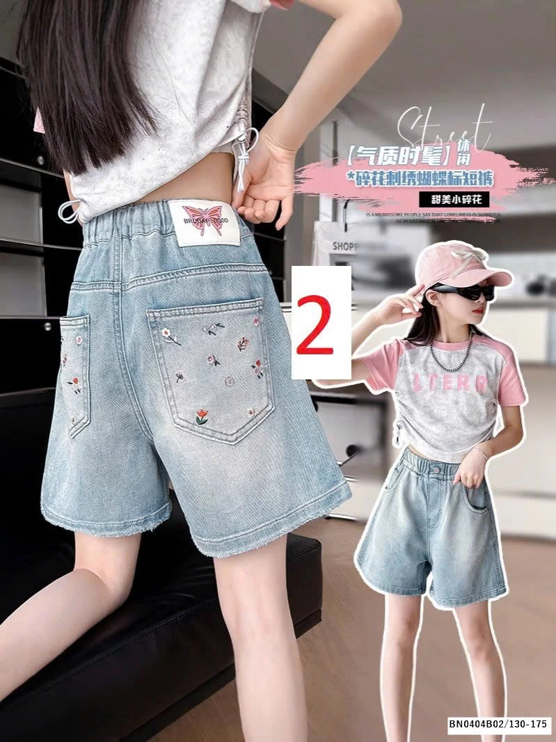 QUẦN SHORT JEAN BÉ GÁI SZ ĐẠI