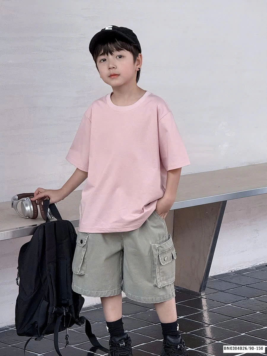 ÁO THUN TRƠN AMBB 25B125