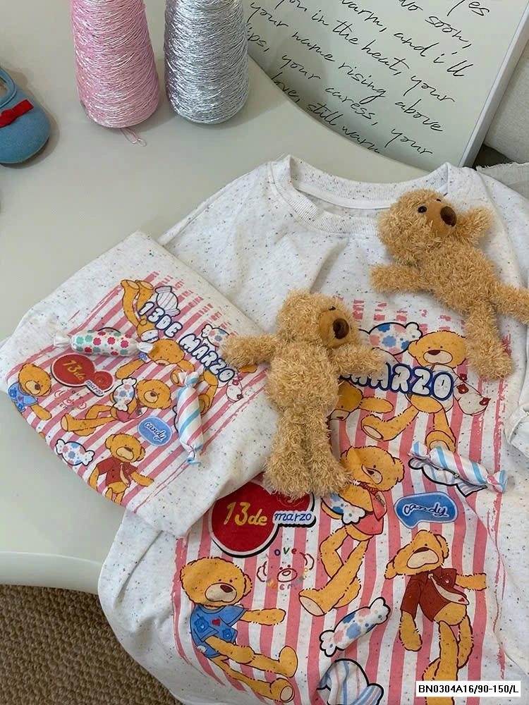 ÁO THUN KẸO TẶNG KÈM GẤU