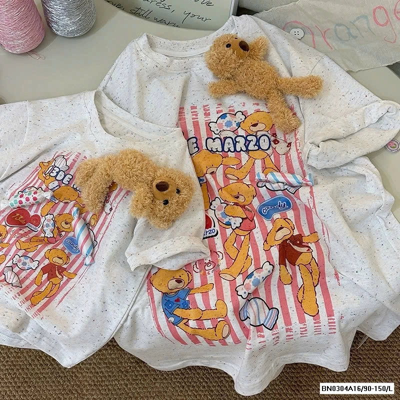 ÁO THUN KẸO TẶNG KÈM GẤU