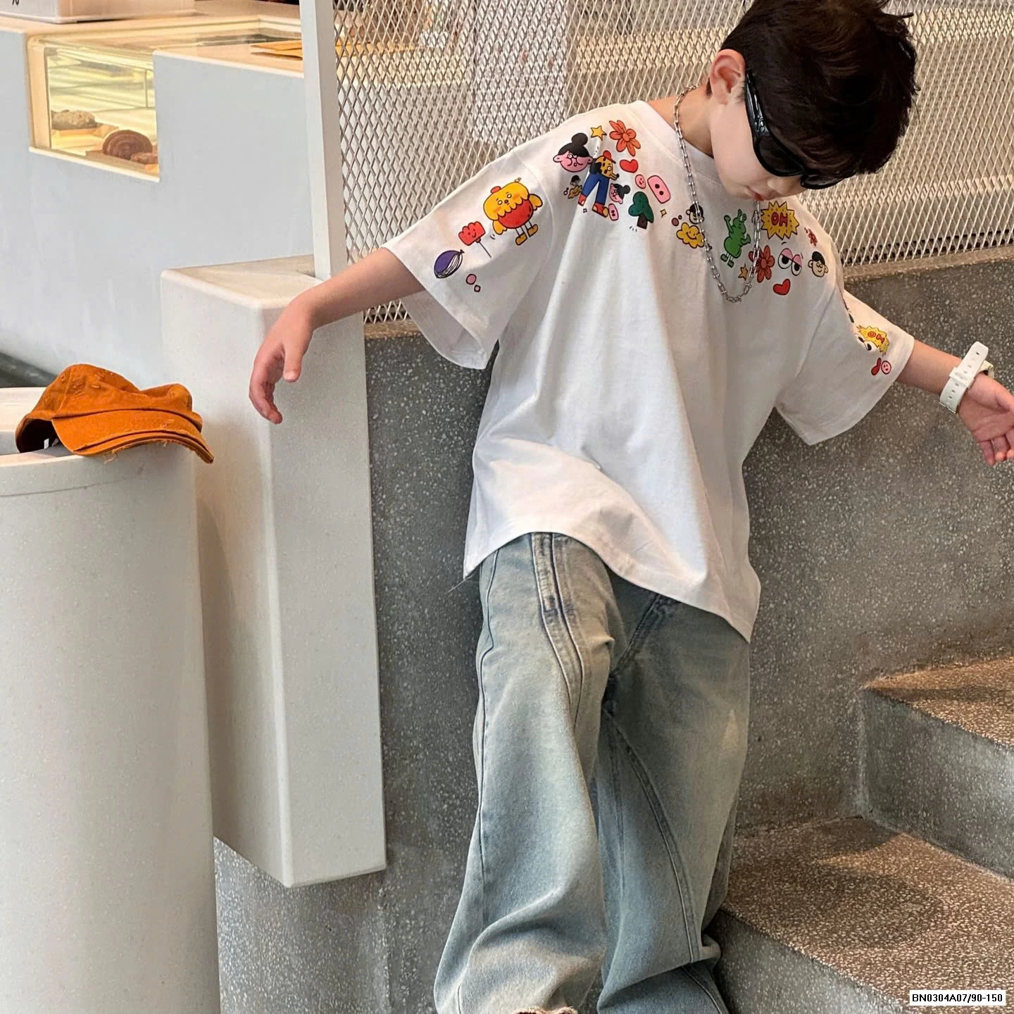 JEANS SUÔNG TUA GẤU