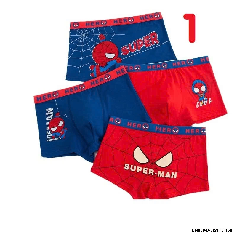 SÉT 4 CHÍP ĐÙI SPIDERMAN