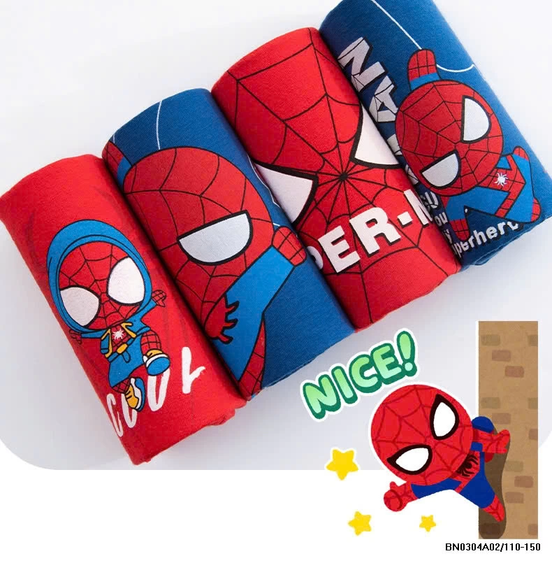 SÉT 4 CHÍP ĐÙI SPIDERMAN