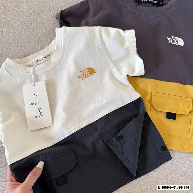 ÁO THUN PHỐI 2 MÀU MMY