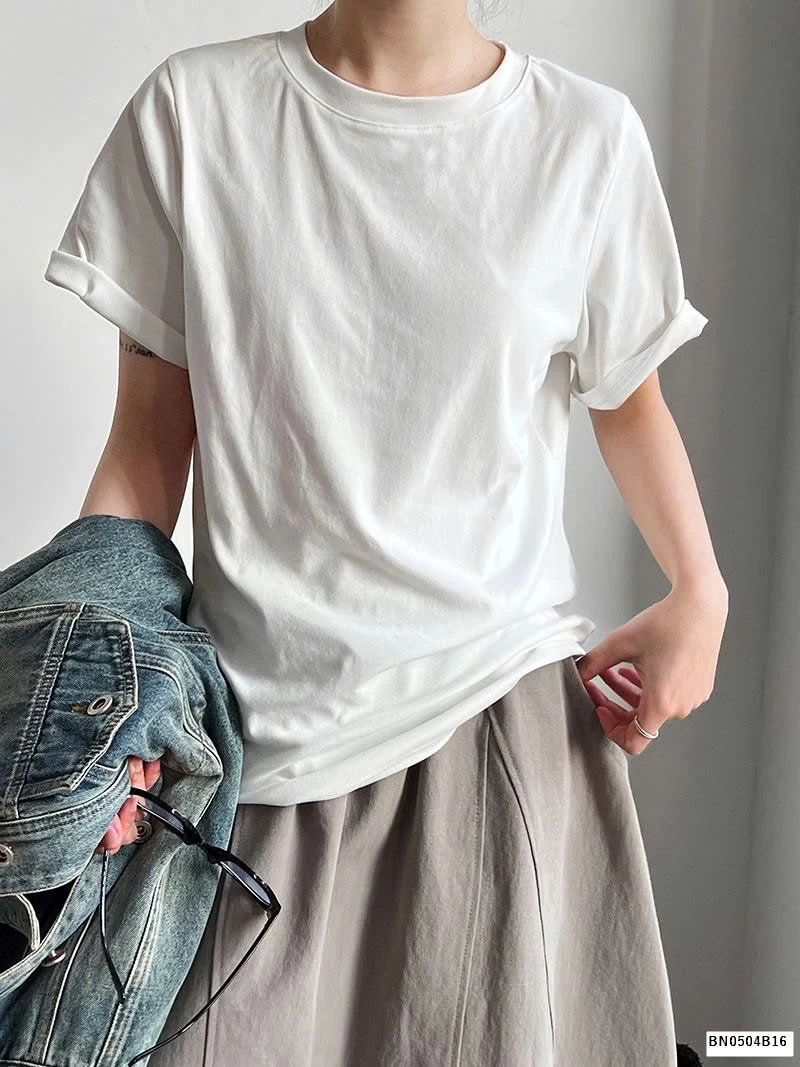 ÁO THUN TRƠN MÀU NỮ