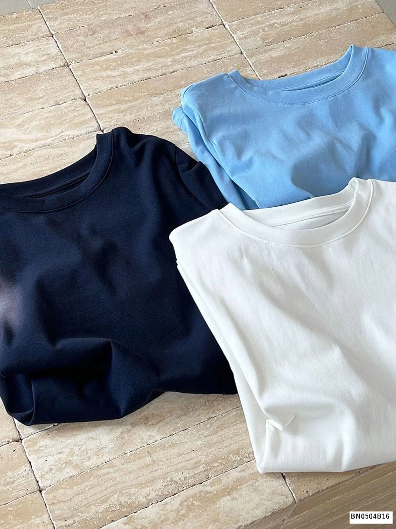 ÁO THUN TRƠN MÀU NỮ