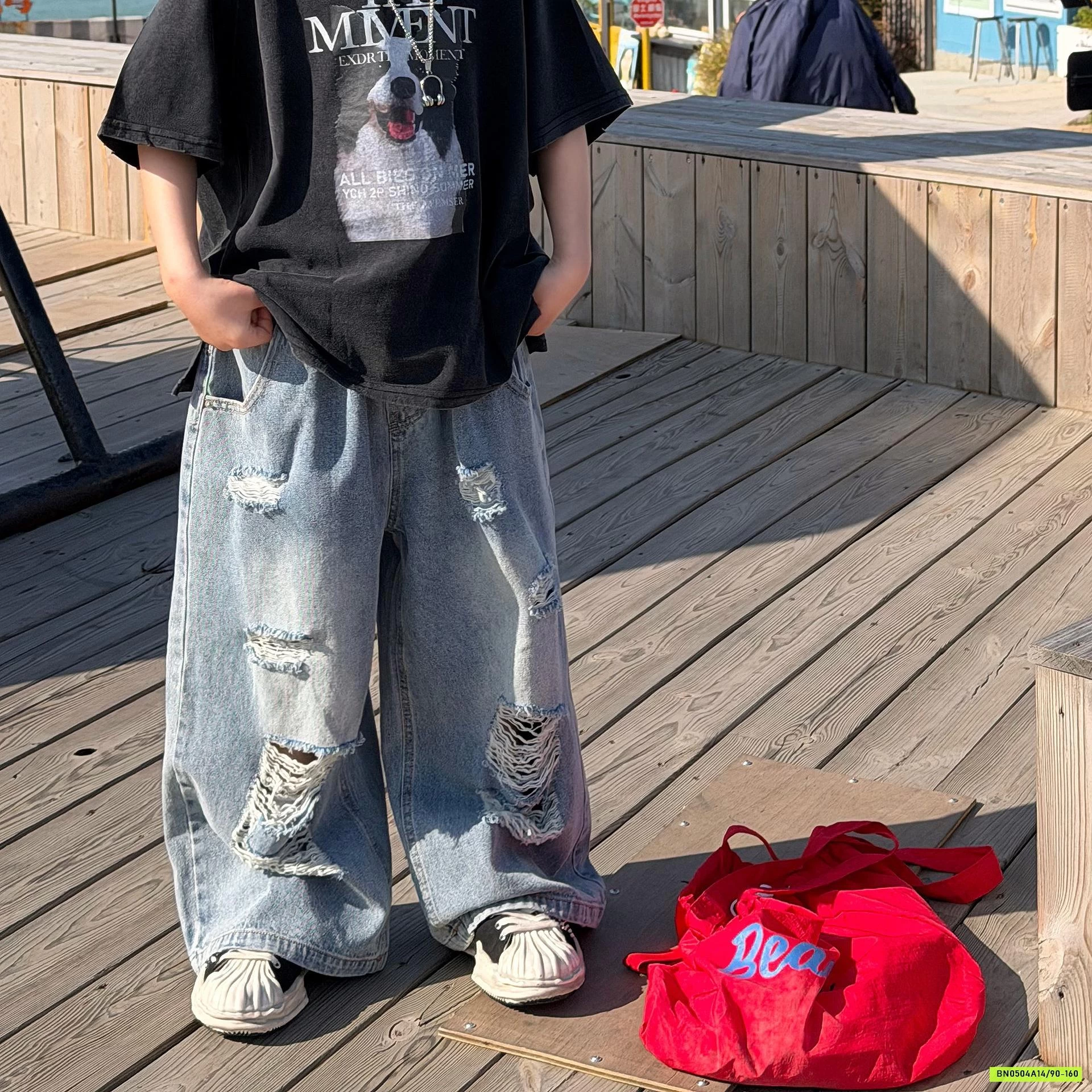 JEAN SUÔNG RÁCH CÁ TÍNH FANSHU