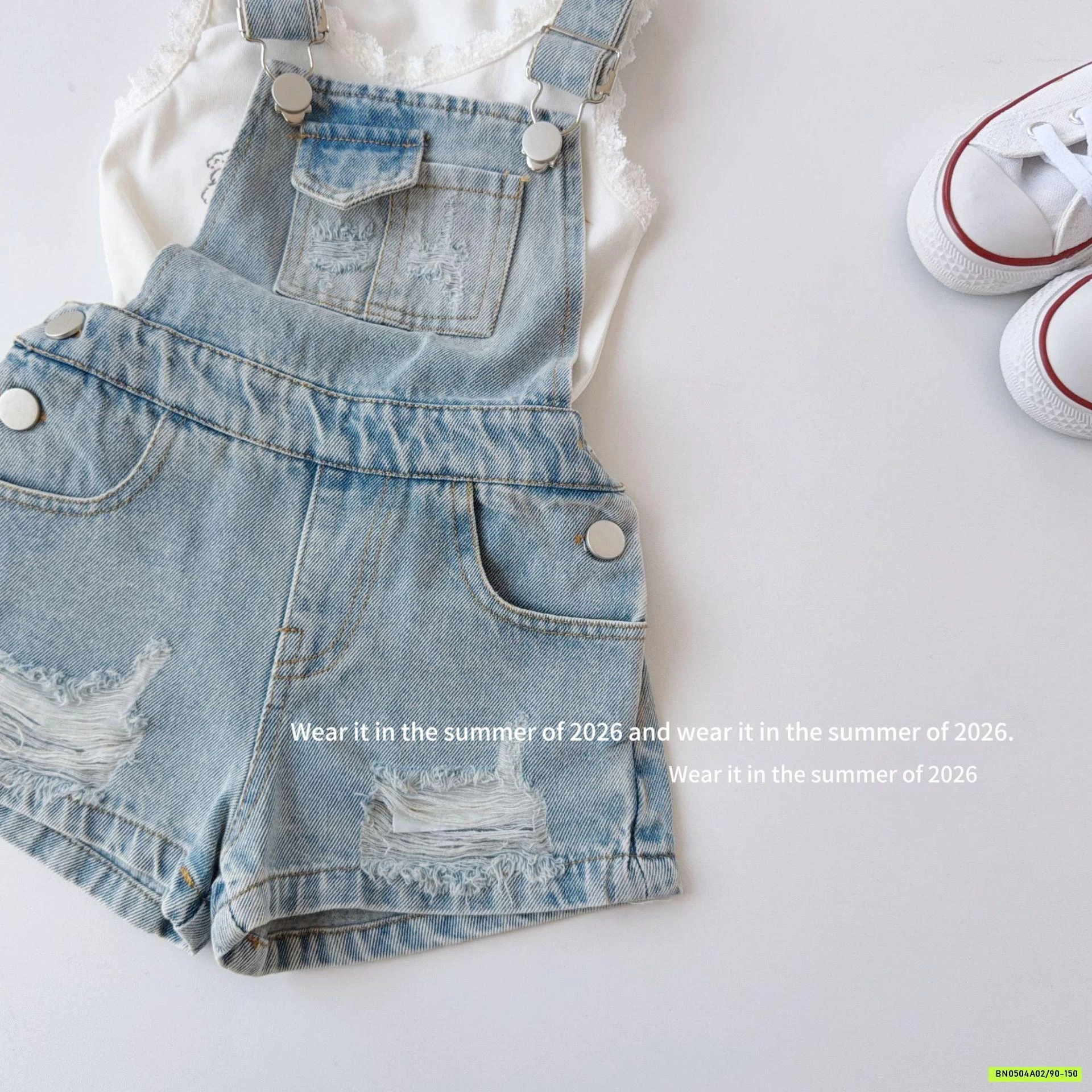 YẾM JEANS TÚI NGỰC T&QKIDS