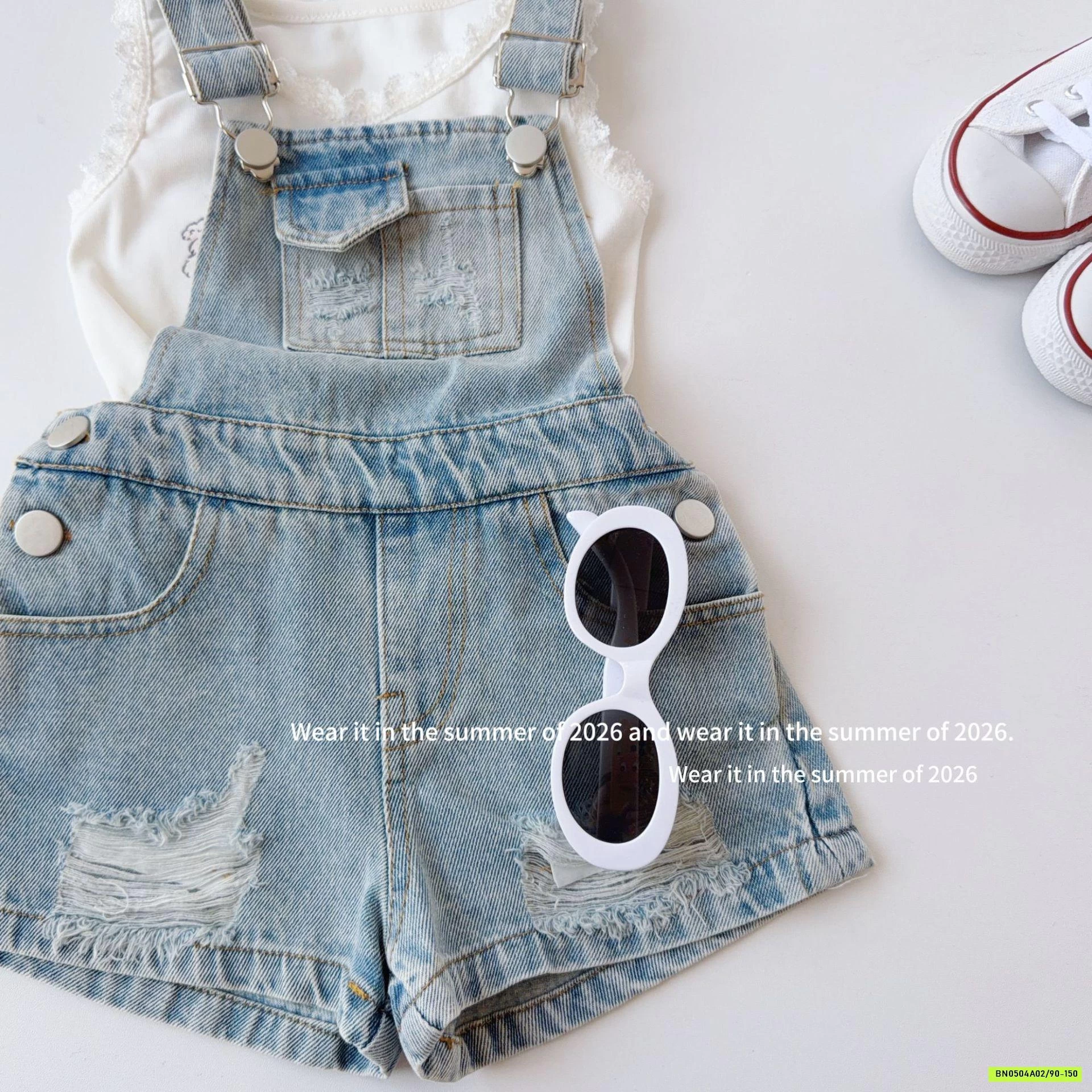 YẾM JEANS TÚI NGỰC T&QKIDS