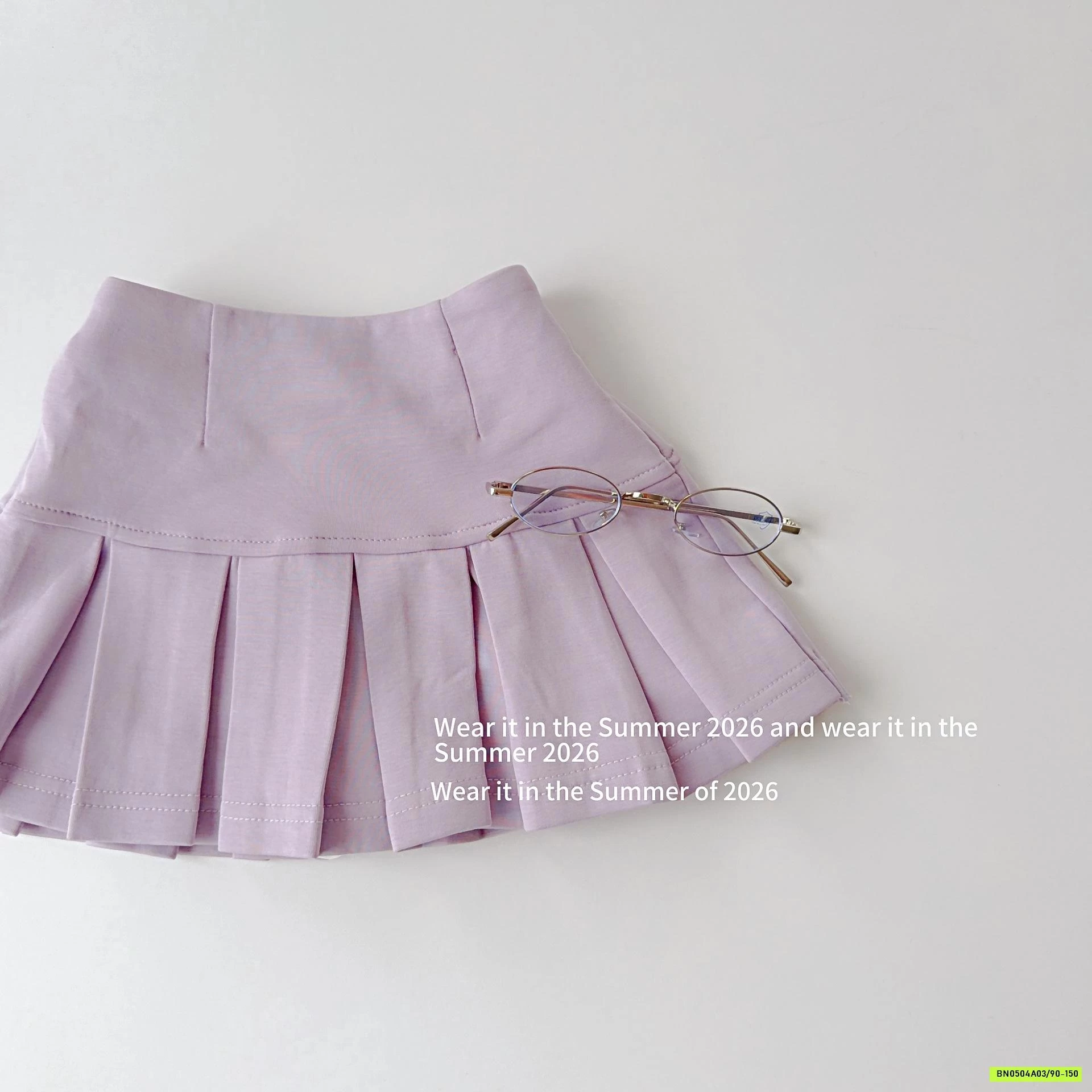 CHÂN VÁY COTTON XẾP LY T&QKIDS