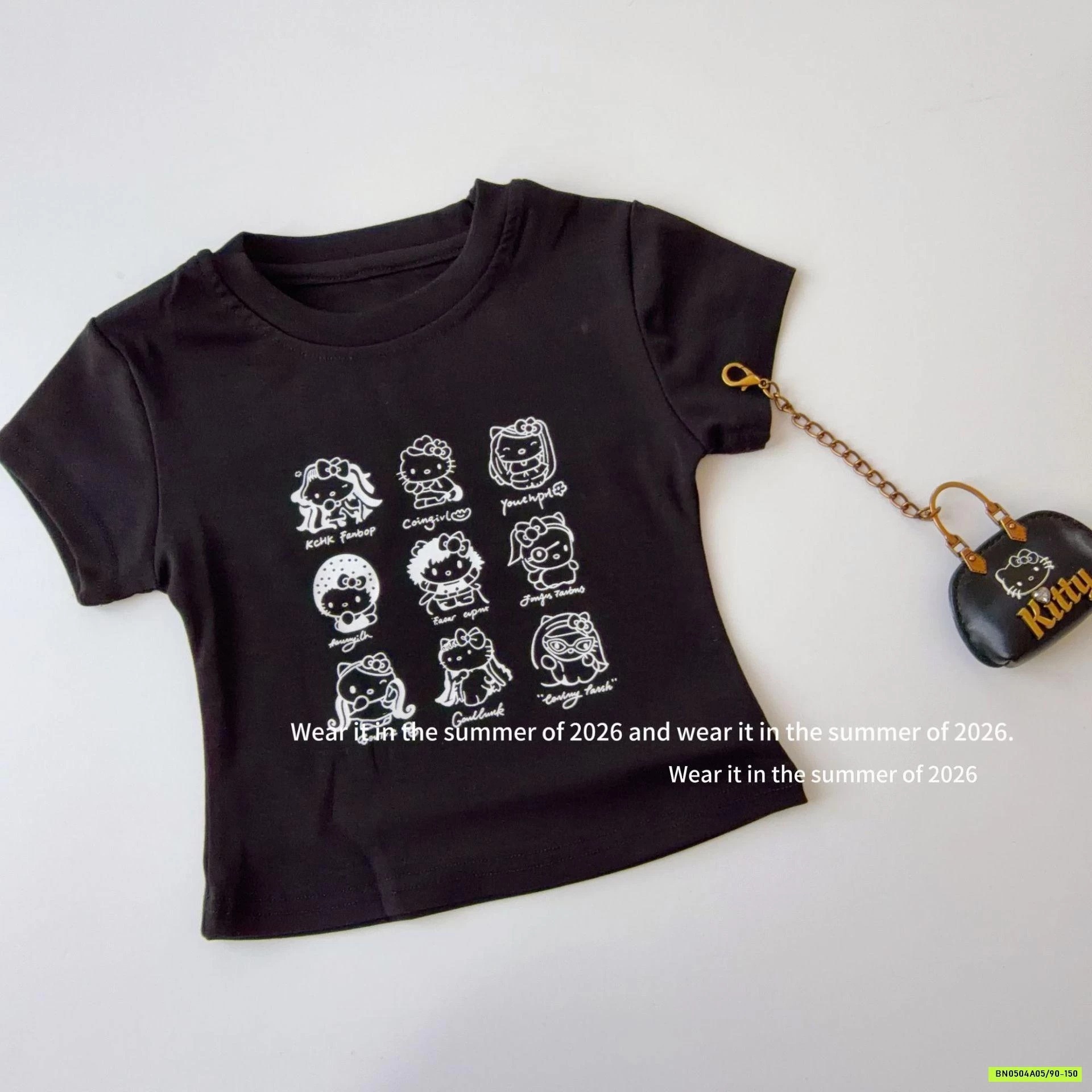 ÁO THUN IN KITTY T&QKIDS