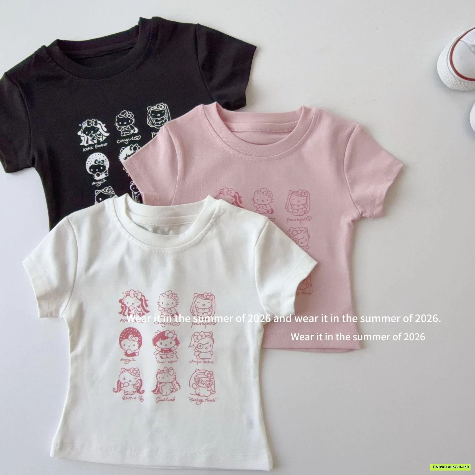ÁO THUN IN KITTY T&QKIDS