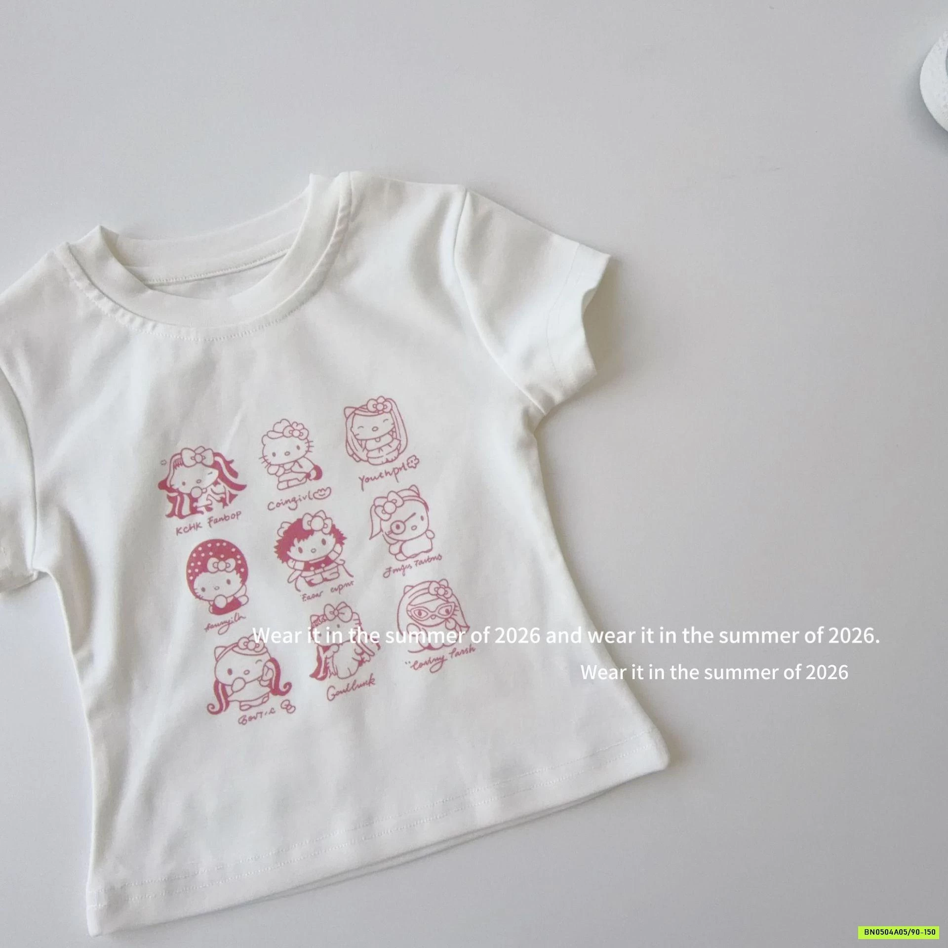 ÁO THUN IN KITTY T&QKIDS