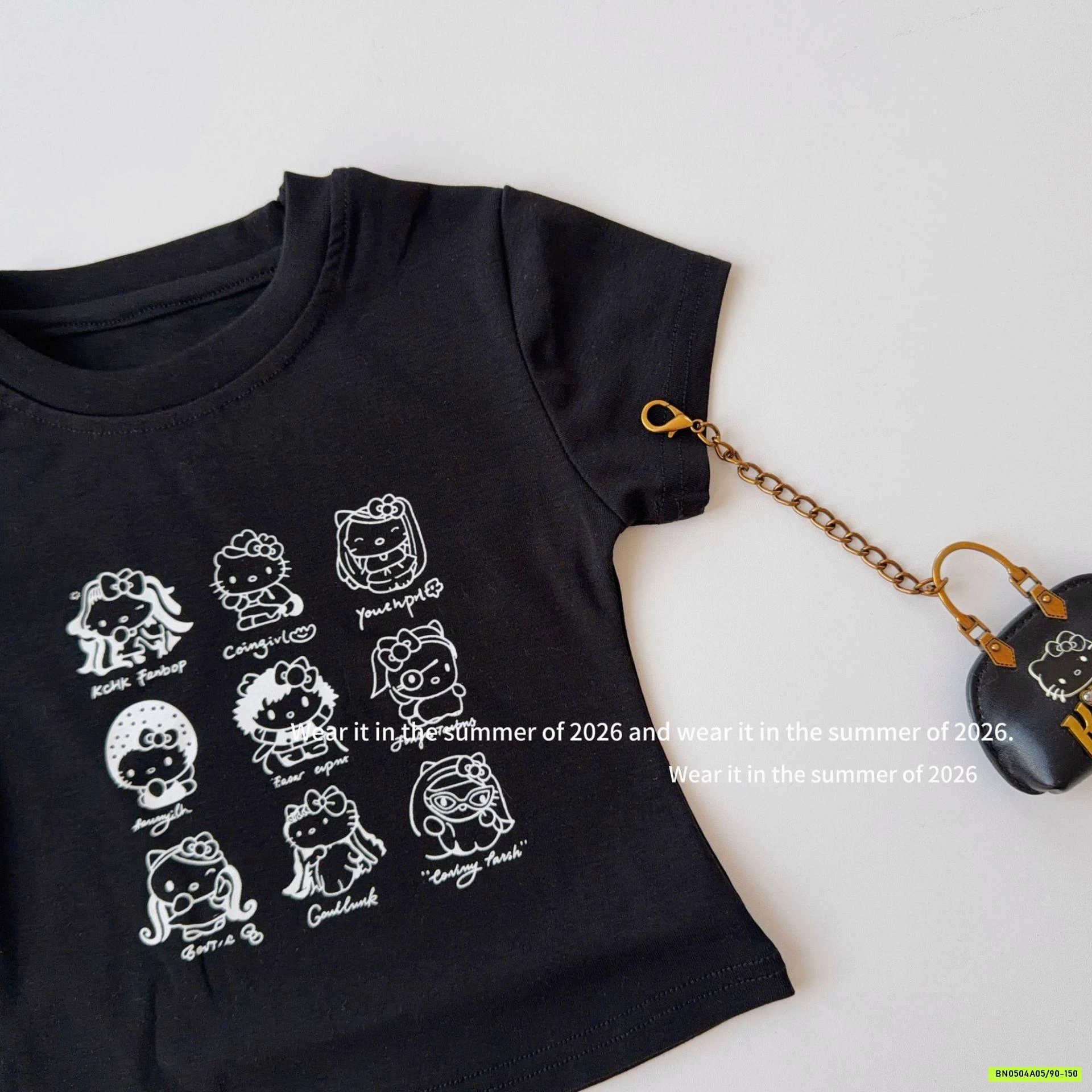 ÁO THUN IN KITTY T&QKIDS