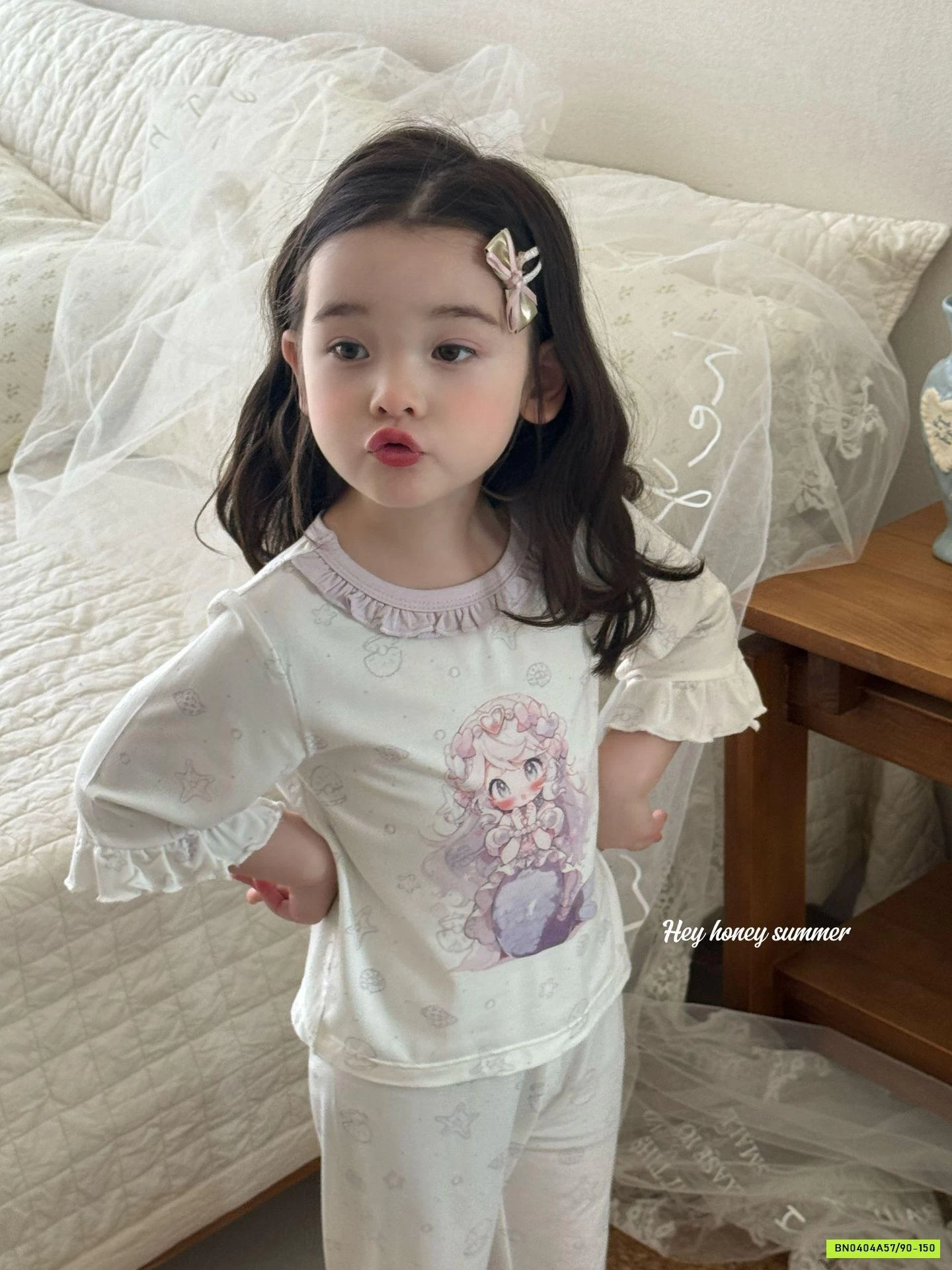 BỘ THUN LẠNH LOE HONEY BÉ GÁI