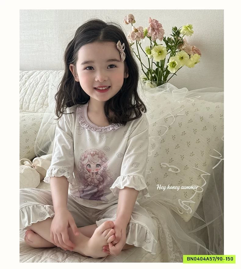 BỘ THUN LẠNH LOE HONEY BÉ GÁI